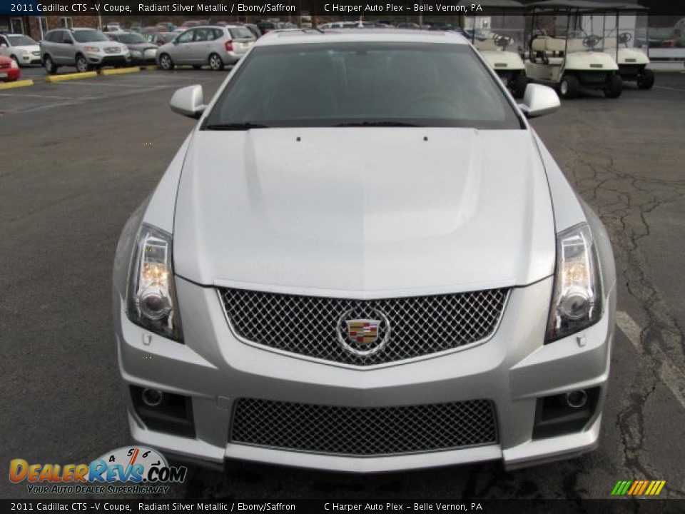 Radiant Silver Metallic 2011 Cadillac CTS -V Coupe Photo #5