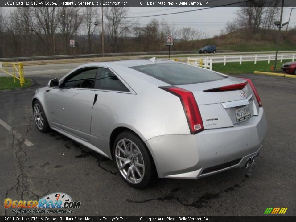 Radiant Silver Metallic 2011 Cadillac CTS -V Coupe Photo #8