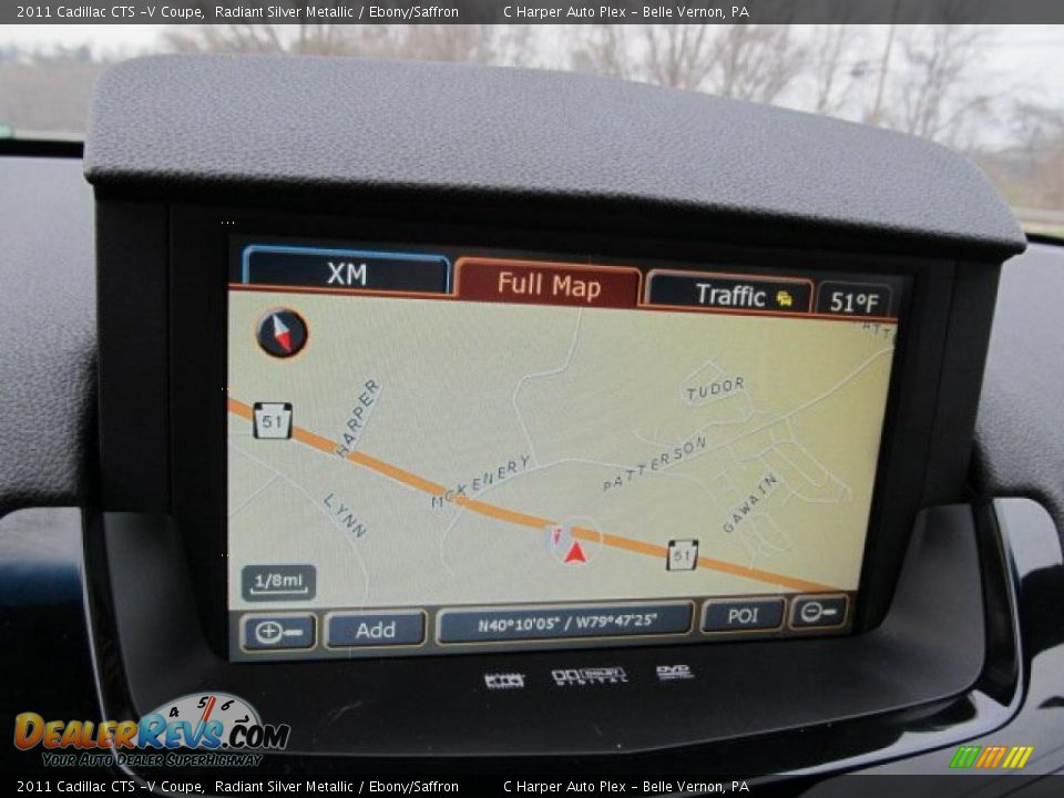 Navigation of 2011 Cadillac CTS -V Coupe Photo #18