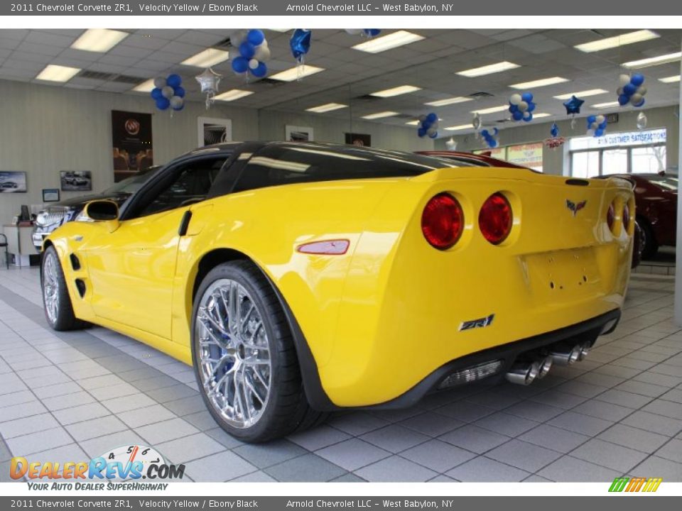 Velocity Yellow 2011 Chevrolet Corvette ZR1 Photo #3