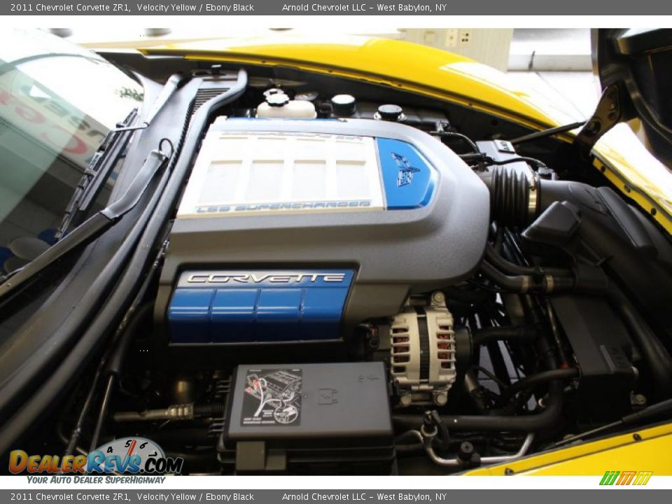 2011 Chevrolet Corvette ZR1 6.2 Liter Supercharged OHV 16-Valve LS9 V8 Engine Photo #8