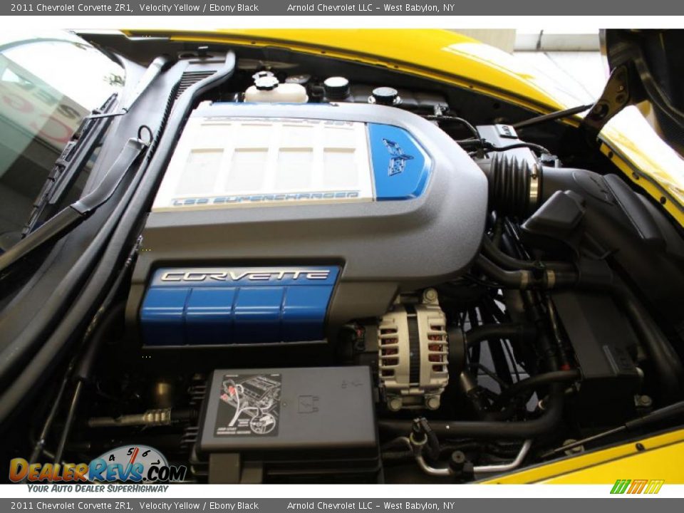 2011 Chevrolet Corvette ZR1 6.2 Liter Supercharged OHV 16-Valve LS9 V8 Engine Photo #18