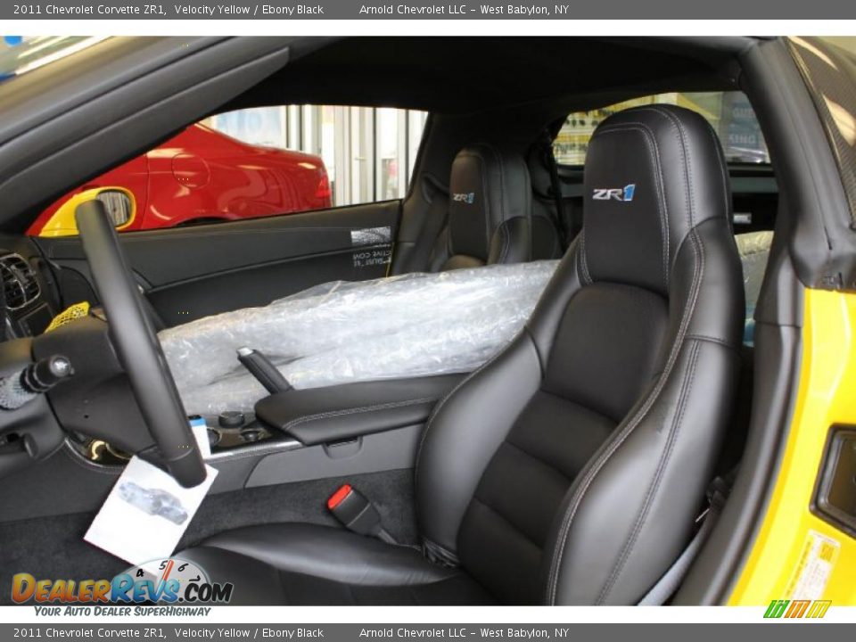 Ebony Black Interior - 2011 Chevrolet Corvette ZR1 Photo #23