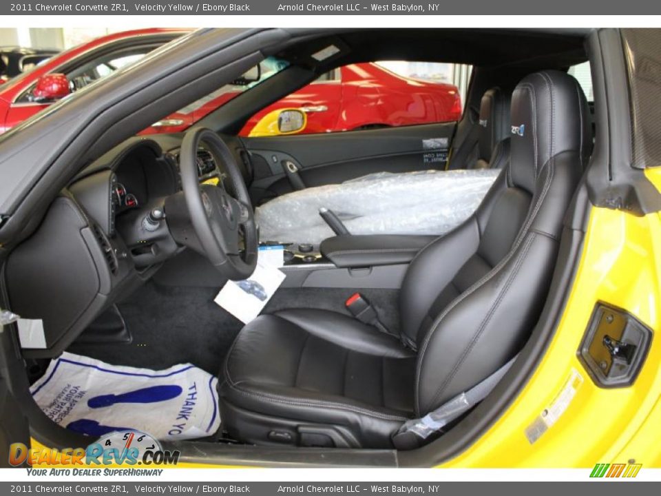 Ebony Black Interior - 2011 Chevrolet Corvette ZR1 Photo #24