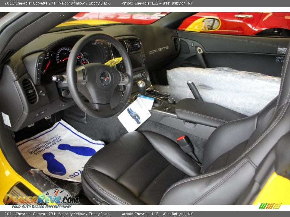 Ebony Black Interior - 2011 Chevrolet Corvette ZR1 Photo #25