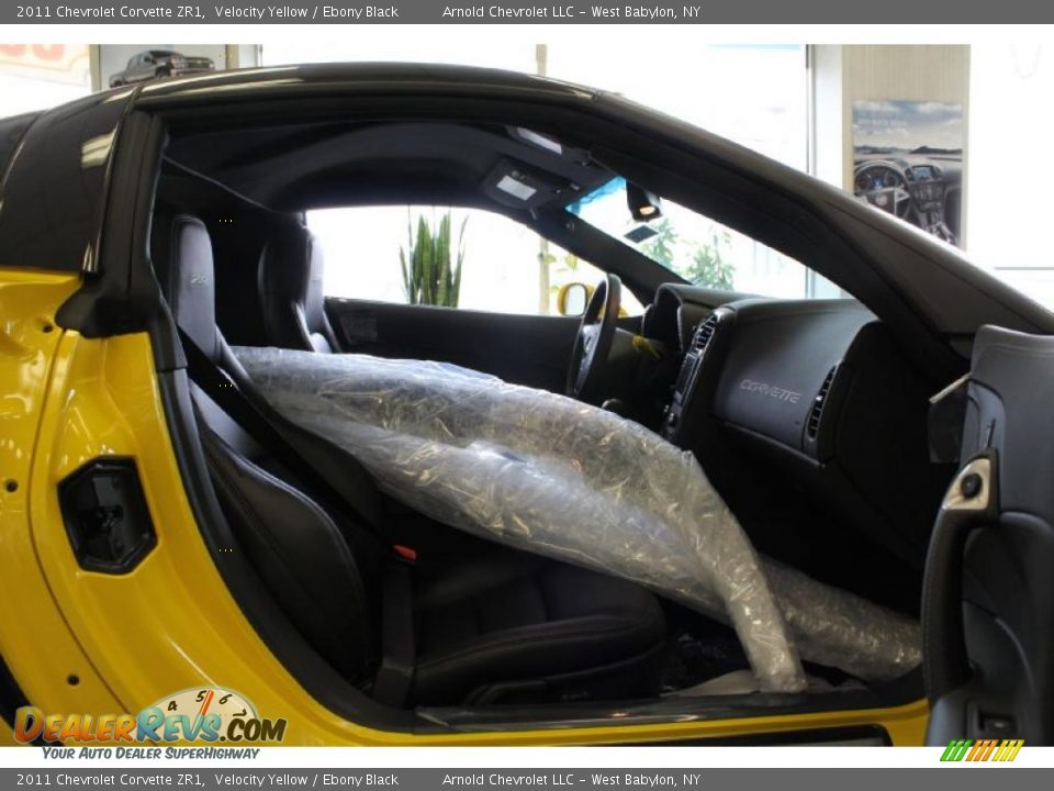 2011 Chevrolet Corvette ZR1 Velocity Yellow / Ebony Black Photo #29