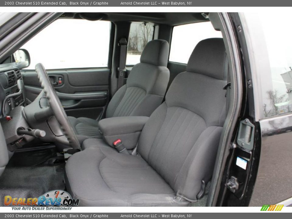 Graphite Interior 2003 Chevrolet S10 Extended Cab Photo
