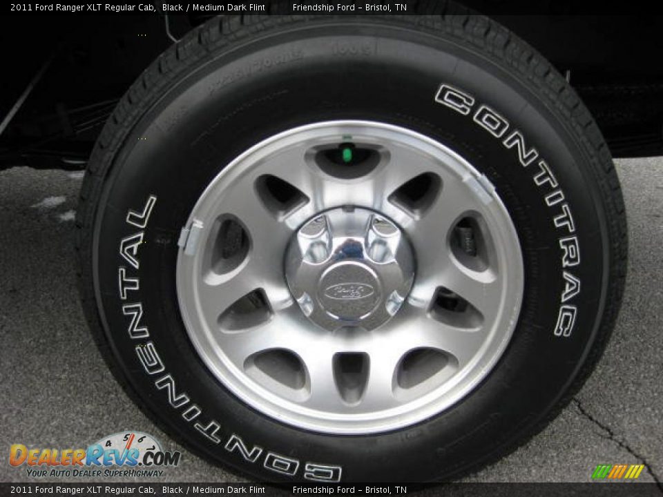 2011 Ford Ranger XLT Regular Cab Black / Medium Dark Flint Photo #9