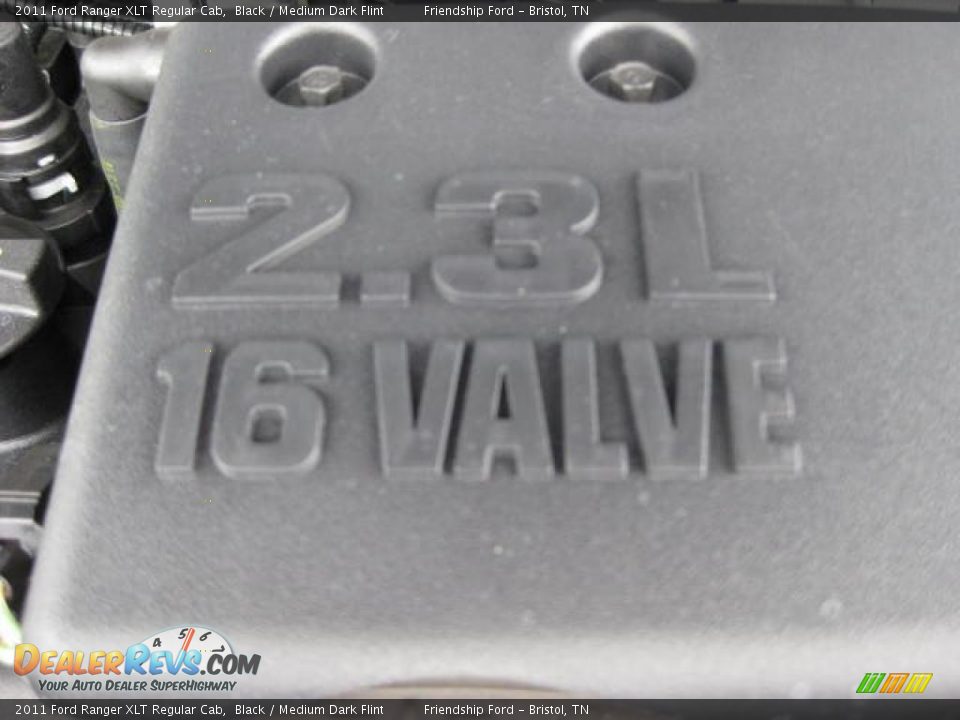 2011 Ford Ranger XLT Regular Cab Black / Medium Dark Flint Photo #11