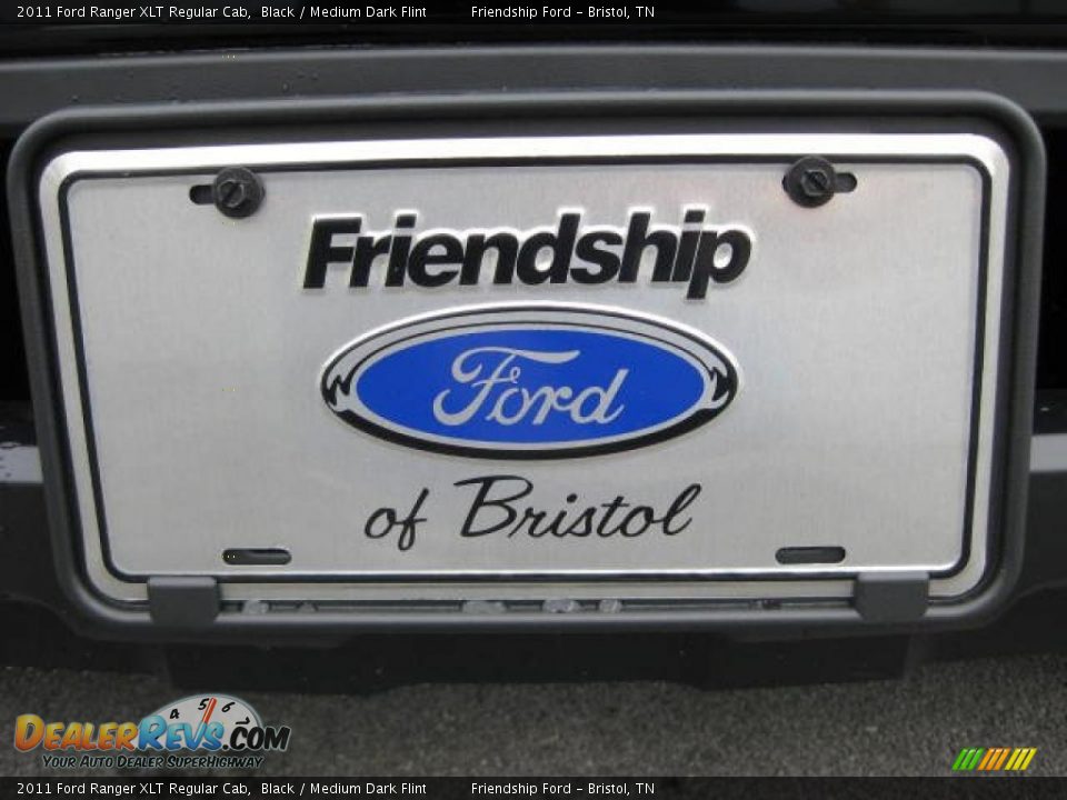 2011 Ford Ranger XLT Regular Cab Black / Medium Dark Flint Photo #12