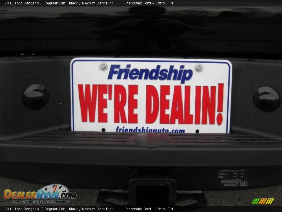 2011 Ford Ranger XLT Regular Cab Black / Medium Dark Flint Photo #14