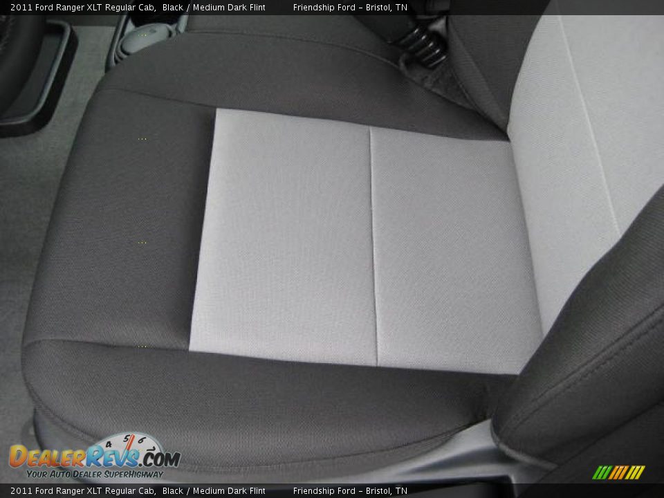 2011 Ford Ranger XLT Regular Cab Black / Medium Dark Flint Photo #16