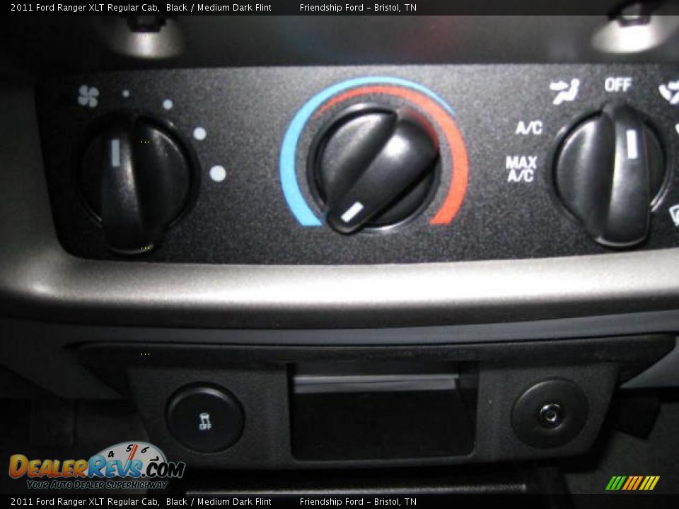 2011 Ford Ranger XLT Regular Cab Black / Medium Dark Flint Photo #23