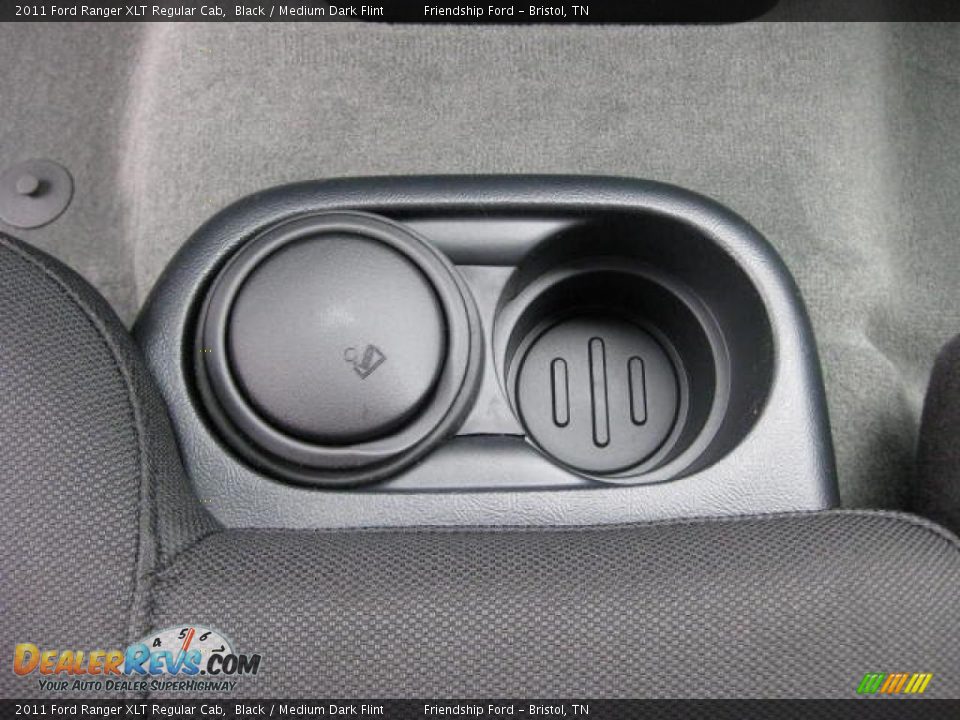 2011 Ford Ranger XLT Regular Cab Black / Medium Dark Flint Photo #25