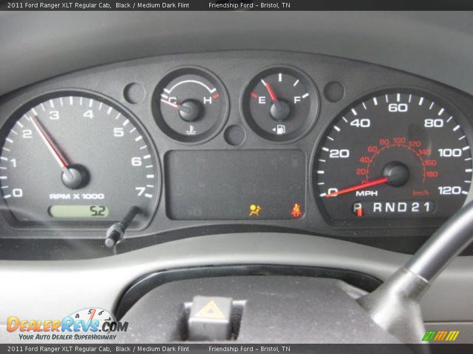 2011 Ford Ranger XLT Regular Cab Black / Medium Dark Flint Photo #27