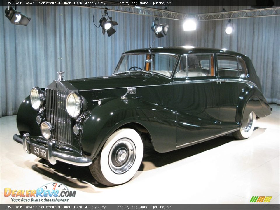 1953 Rolls-Royce Silver Wraith Mulliner Dark Green / Grey Photo #1