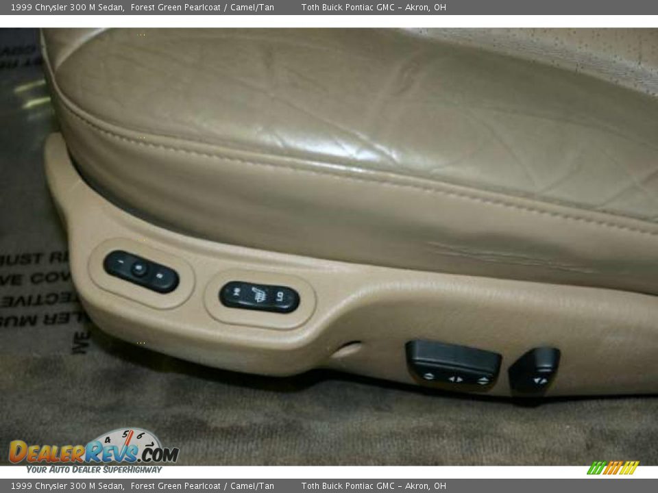 1999 Chrysler 300 M Sedan Forest Green Pearlcoat / Camel/Tan Photo #8