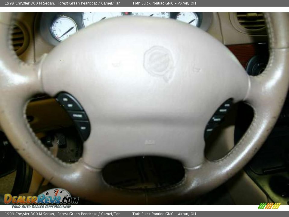 1999 Chrysler 300 M Sedan Forest Green Pearlcoat / Camel/Tan Photo #9