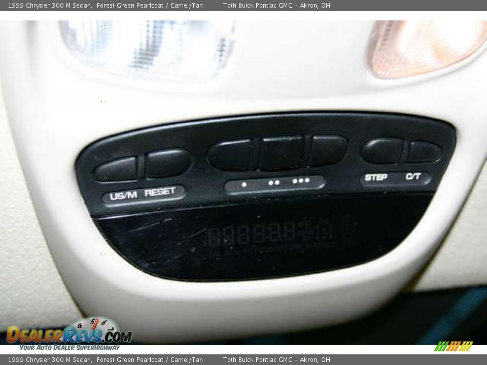 1999 Chrysler 300 M Sedan Forest Green Pearlcoat / Camel/Tan Photo #13