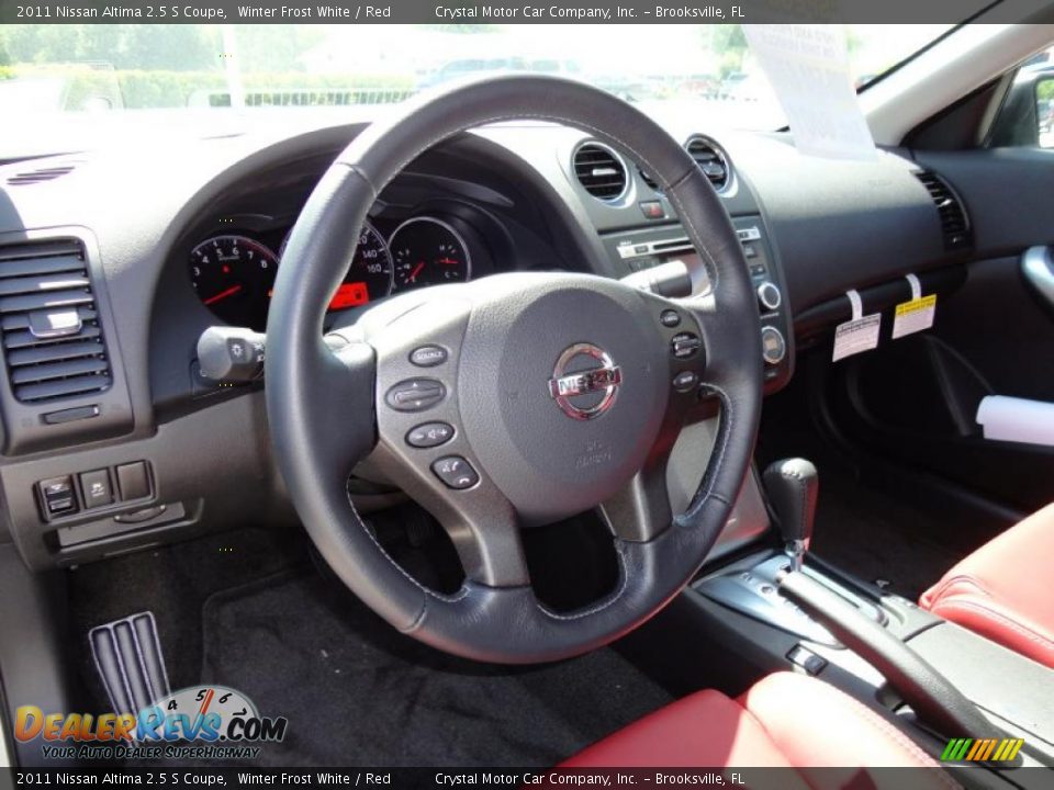 2011 Nissan Altima 2.5 S Coupe Steering Wheel Photo #5