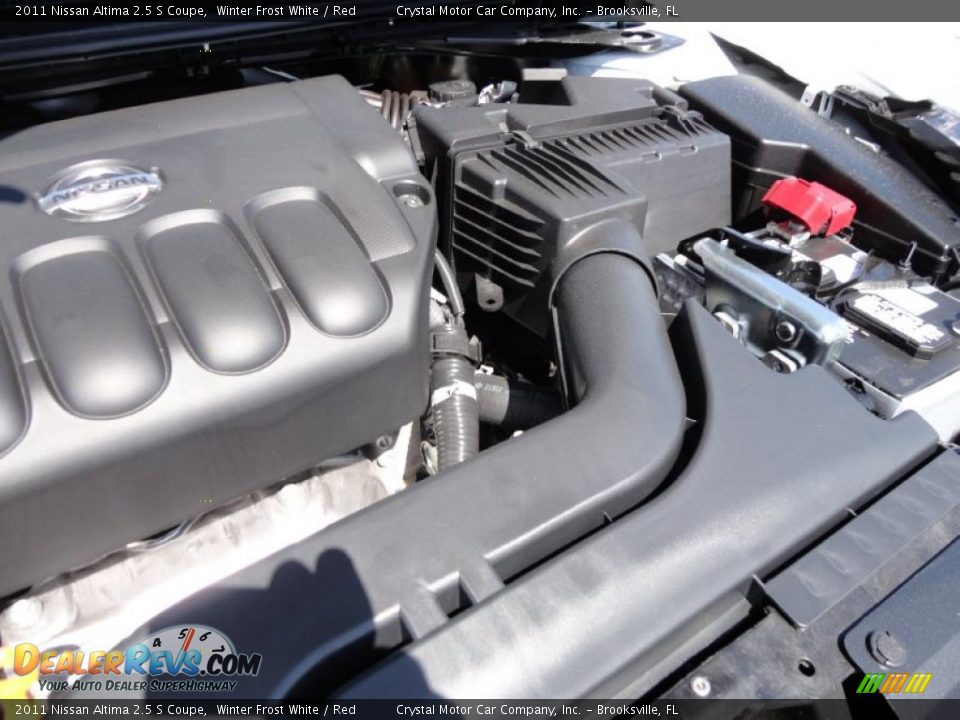 2011 Nissan Altima 2.5 S Coupe 2.5 Liter DOHC 16-Valve CVTCS 4 Cylinder Engine Photo #18