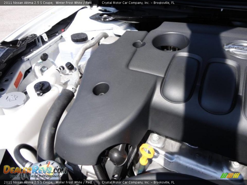 2011 Nissan Altima 2.5 S Coupe 2.5 Liter DOHC 16-Valve CVTCS 4 Cylinder Engine Photo #19