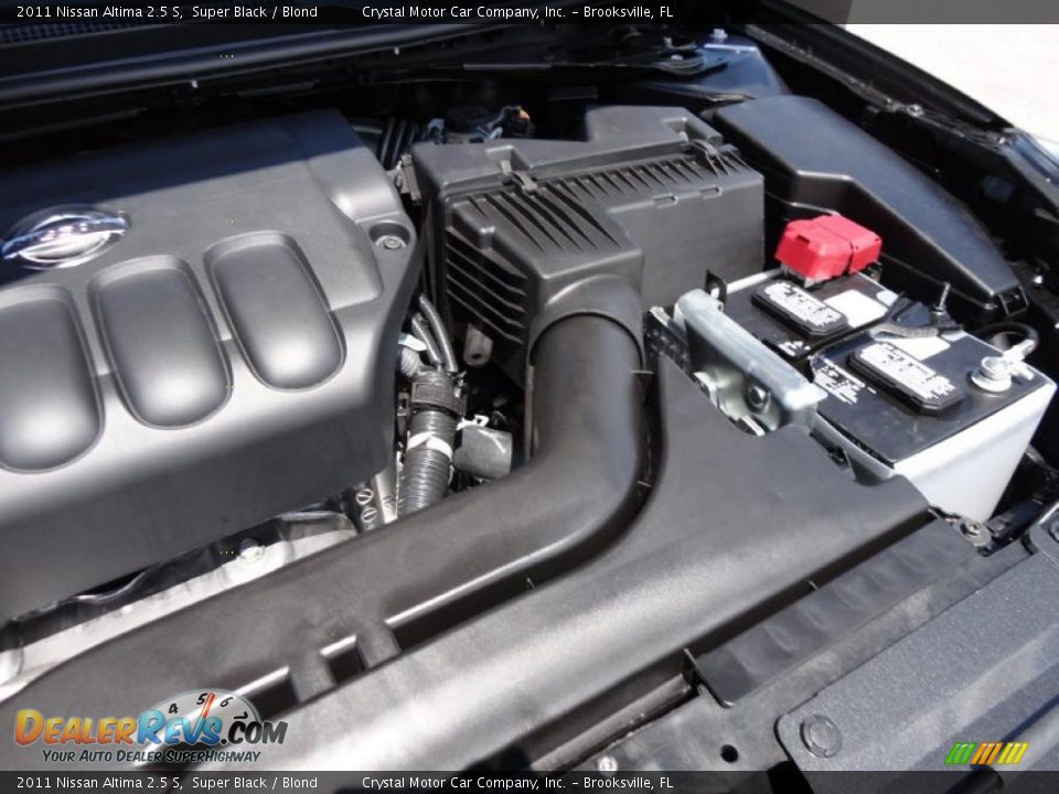 2011 Nissan Altima 2.5 S Super Black / Blond Photo #20