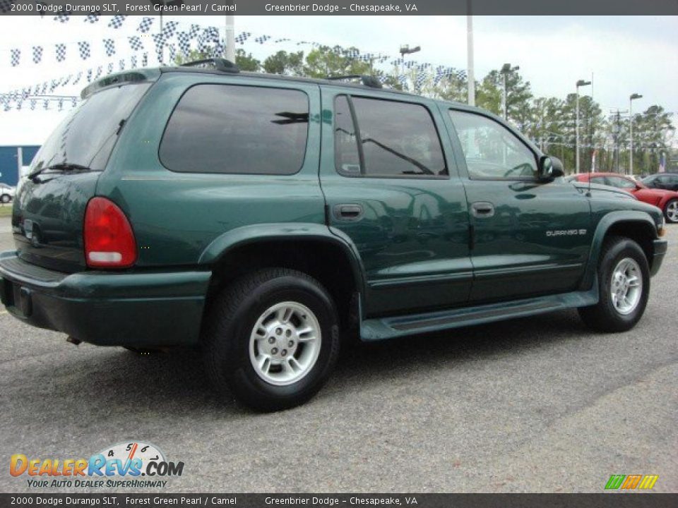 2000 Dodge Durango SLT Forest Green Pearl / Camel Photo #5