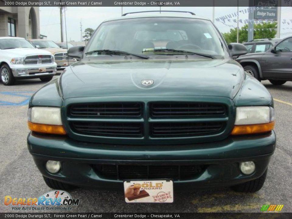 2000 Dodge Durango SLT Forest Green Pearl / Camel Photo #7
