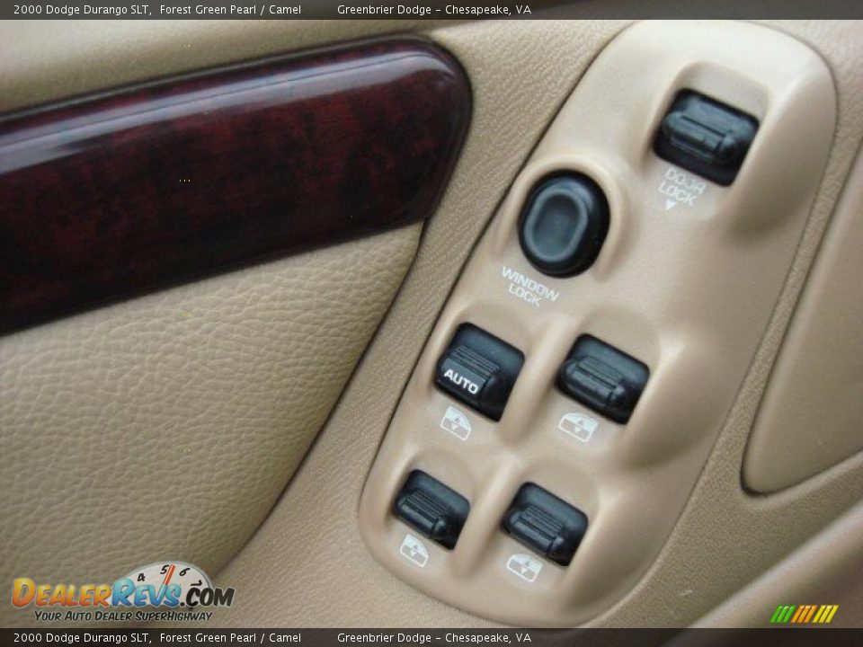 2000 Dodge Durango SLT Forest Green Pearl / Camel Photo #12