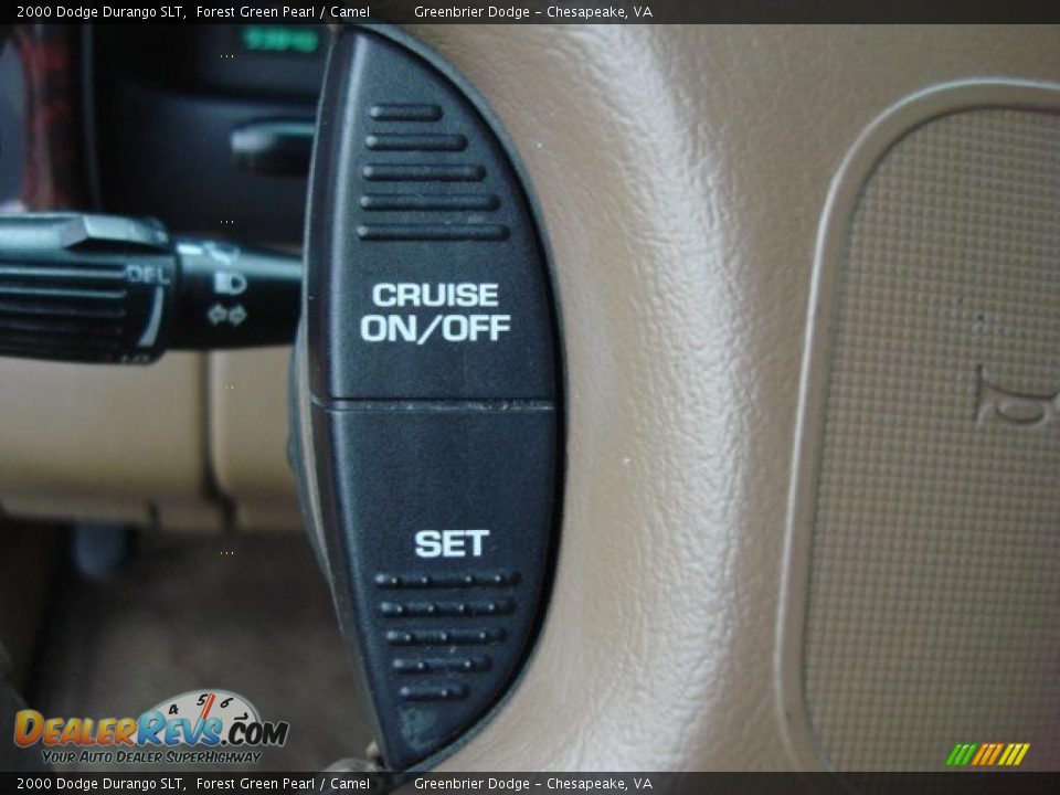 2000 Dodge Durango SLT Forest Green Pearl / Camel Photo #16