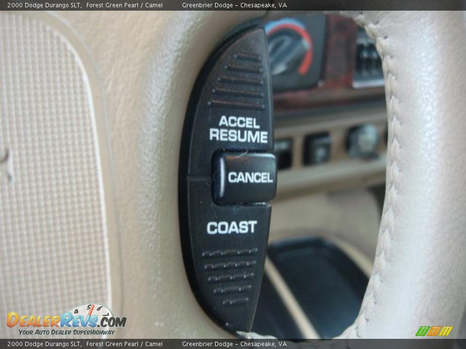 2000 Dodge Durango SLT Forest Green Pearl / Camel Photo #17
