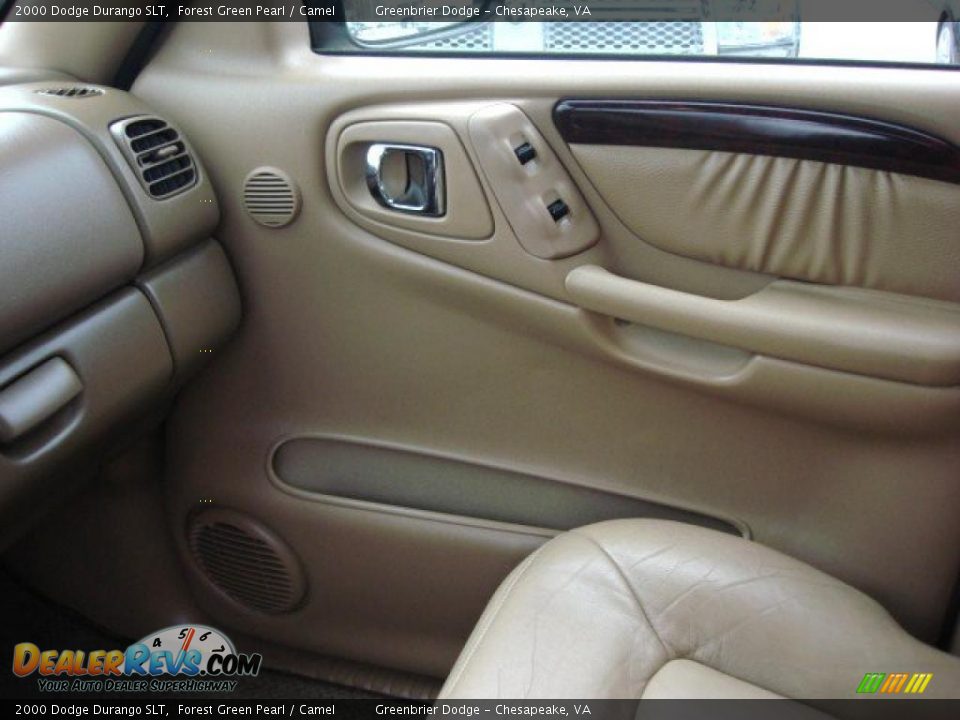 2000 Dodge Durango SLT Forest Green Pearl / Camel Photo #18