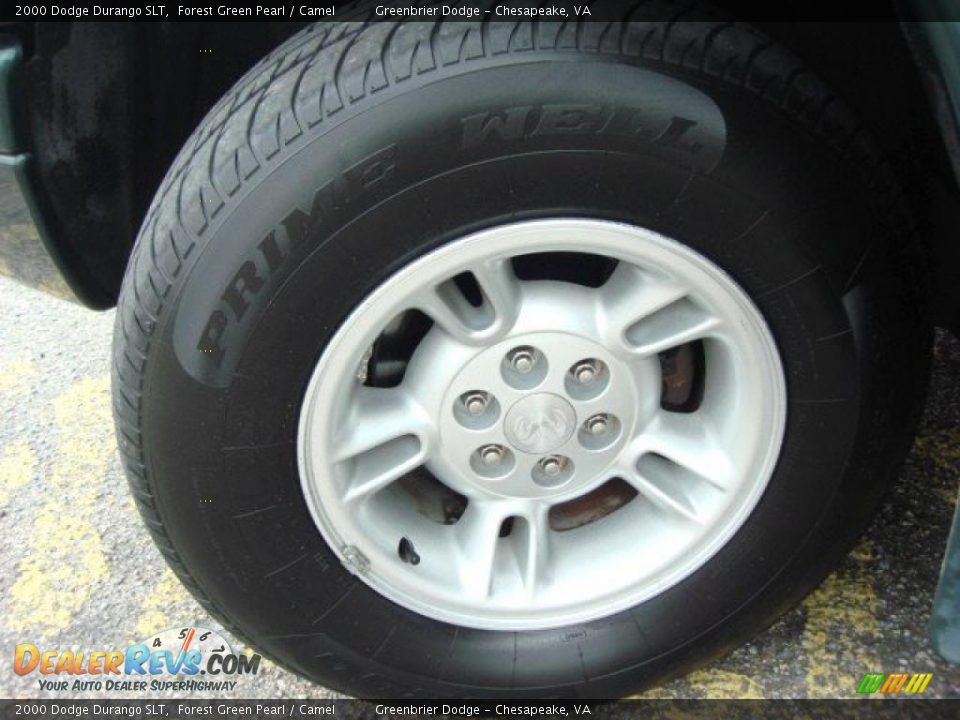 2000 Dodge Durango SLT Forest Green Pearl / Camel Photo #19