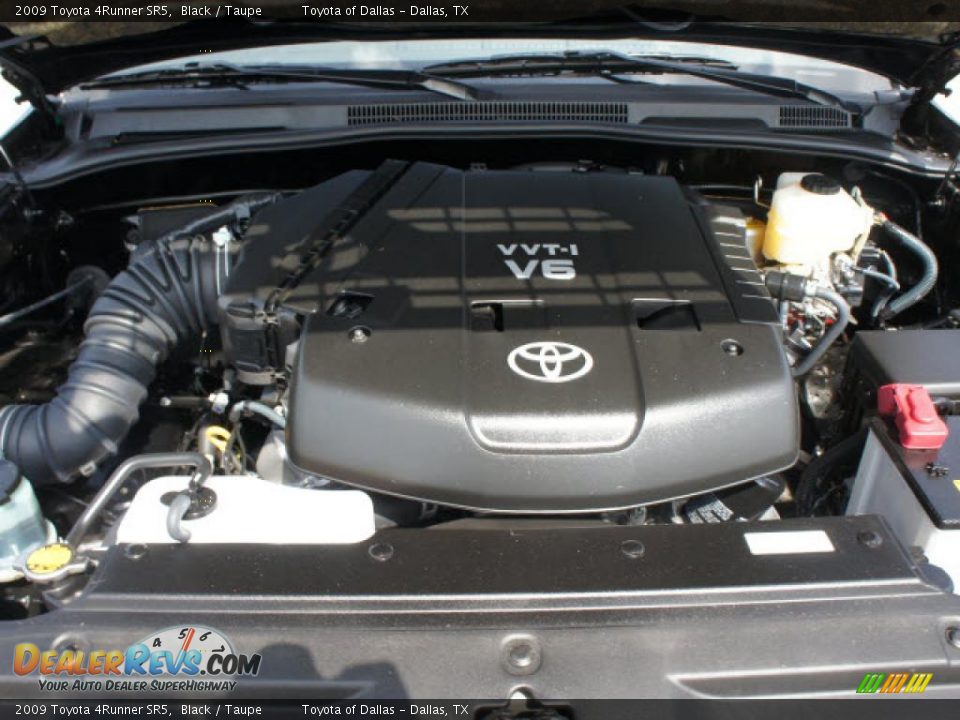 2009 Toyota 4Runner SR5 Black / Taupe Photo #20