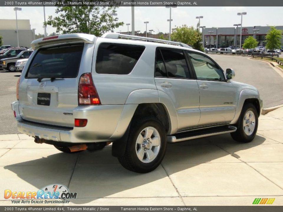 2003 Toyota 4Runner Limited 4x4 Titanium Metallic / Stone Photo #5