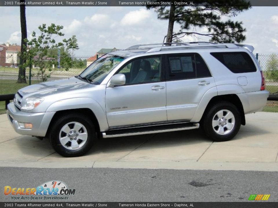 Titanium Metallic 2003 Toyota 4Runner Limited 4x4 Photo #8