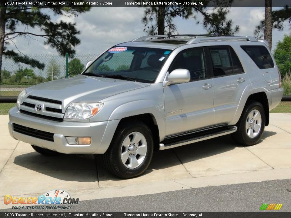 Front 3/4 View of 2003 Toyota 4Runner Limited 4x4 Photo #10