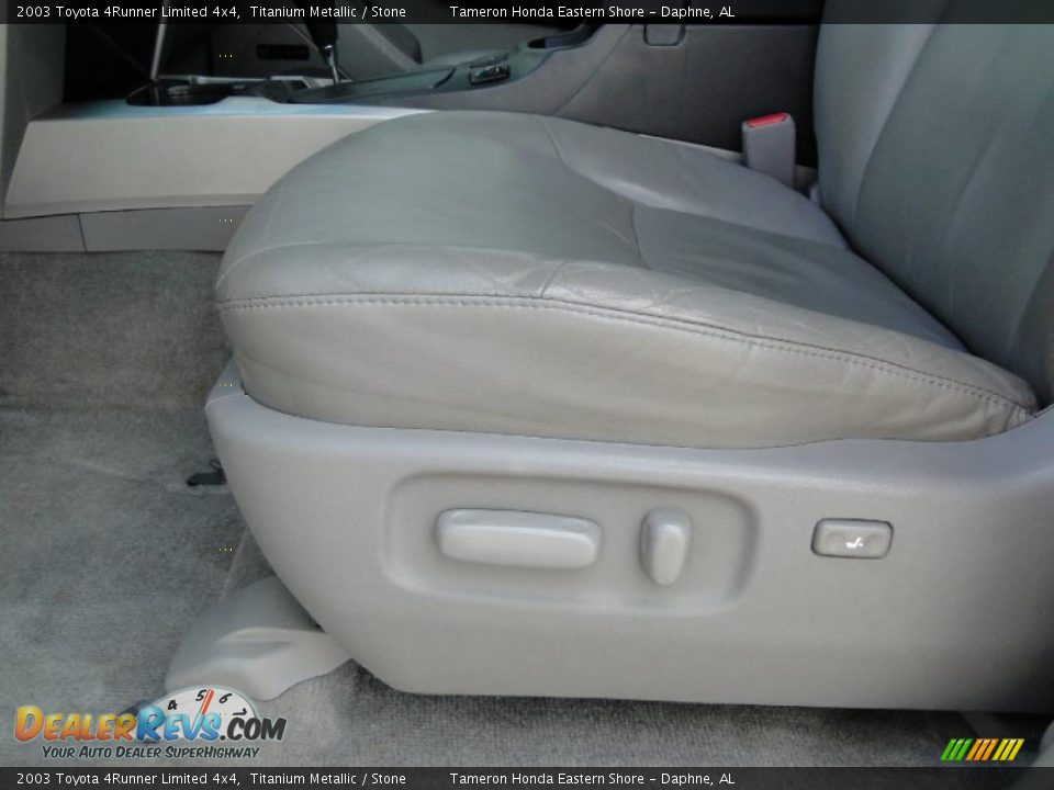 2003 Toyota 4Runner Limited 4x4 Titanium Metallic / Stone Photo #14