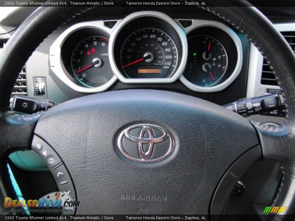 2003 Toyota 4Runner Limited 4x4 Steering Wheel Photo #18