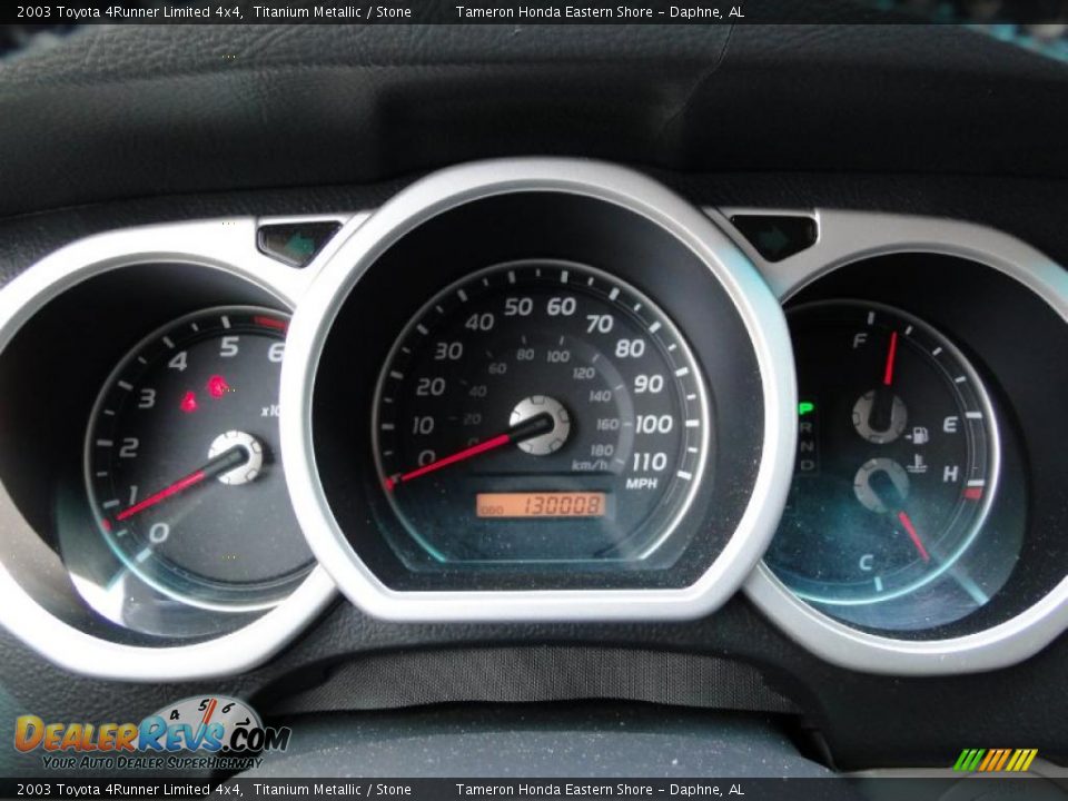 2003 Toyota 4Runner Limited 4x4 Gauges Photo #19