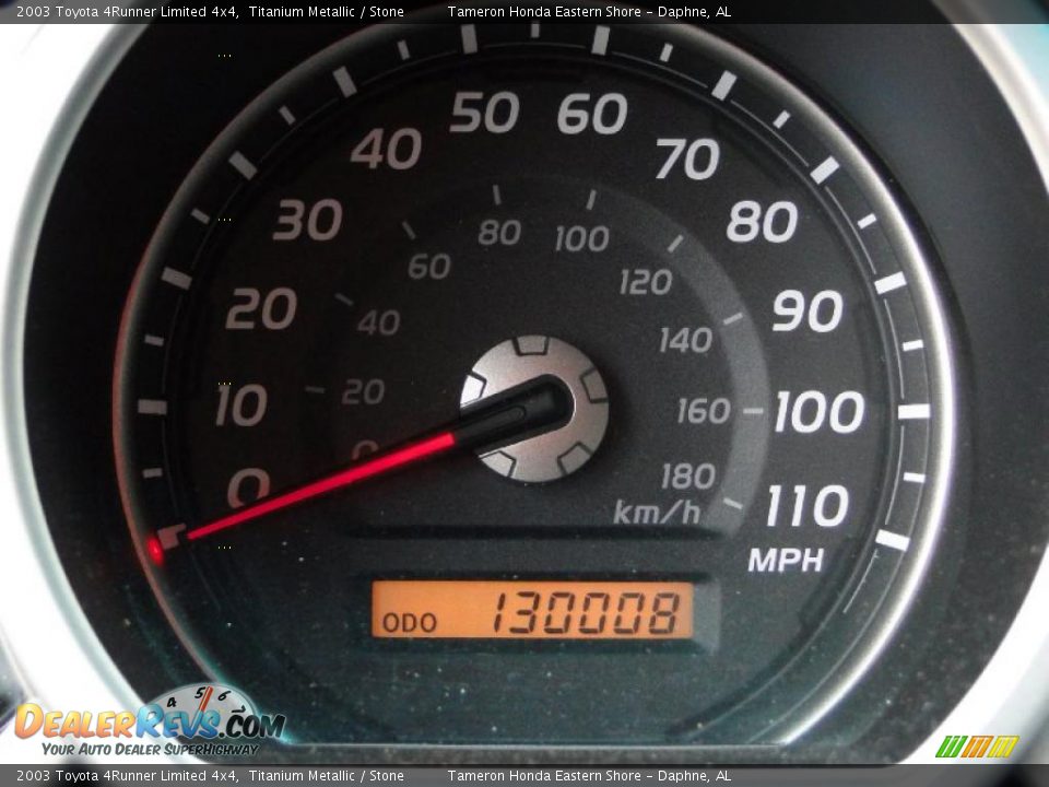 2003 Toyota 4Runner Limited 4x4 Titanium Metallic / Stone Photo #20