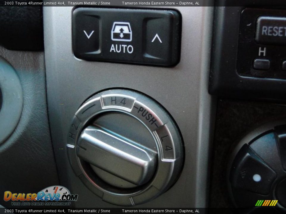 2003 Toyota 4Runner Limited 4x4 Titanium Metallic / Stone Photo #24