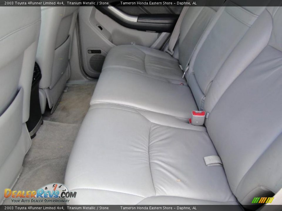 2003 Toyota 4Runner Limited 4x4 Titanium Metallic / Stone Photo #30