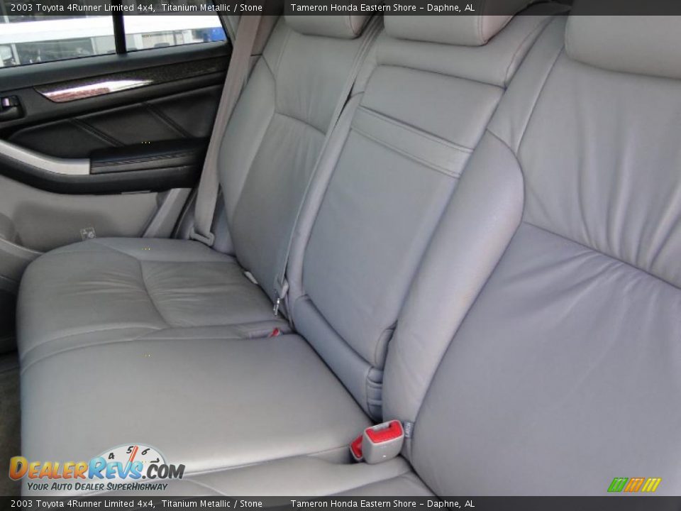 2003 Toyota 4Runner Limited 4x4 Titanium Metallic / Stone Photo #31