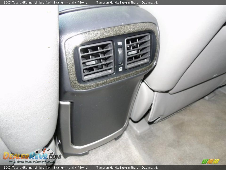 2003 Toyota 4Runner Limited 4x4 Titanium Metallic / Stone Photo #32