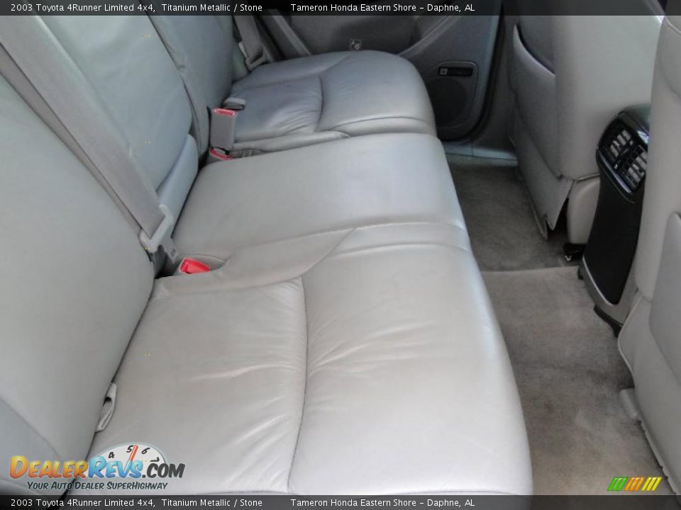 2003 Toyota 4Runner Limited 4x4 Titanium Metallic / Stone Photo #33