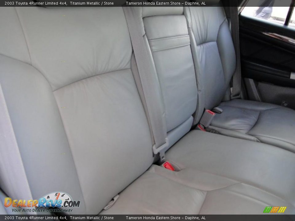2003 Toyota 4Runner Limited 4x4 Titanium Metallic / Stone Photo #34
