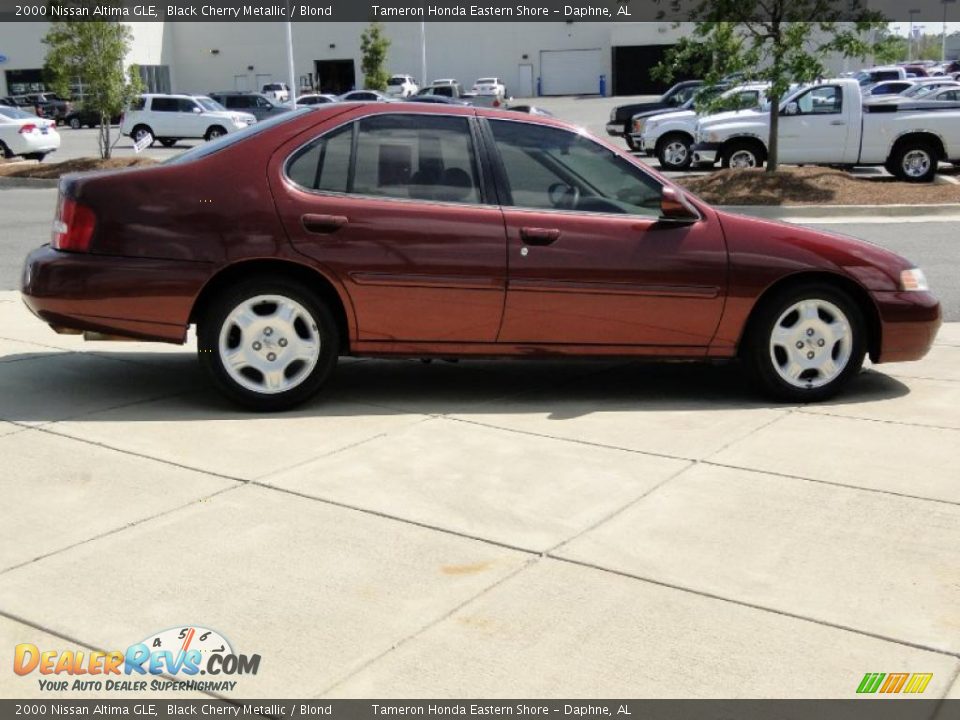 2000 Nissan Altima GLE Black Cherry Metallic / Blond Photo #4