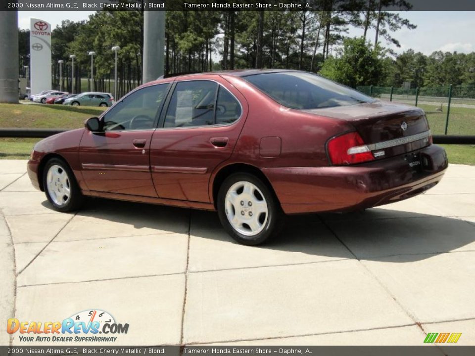 2000 Nissan Altima GLE Black Cherry Metallic / Blond Photo #6